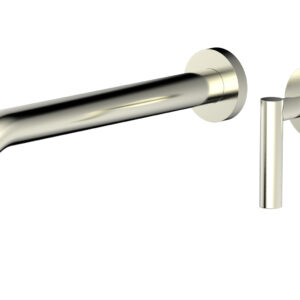 Phylrich Transition 10″ Single Handle Wall Lavatory Set – Lever Handle 120-16-10 – Satin Nickel