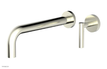 Phylrich Transition 10" Single Handle Wall Lavatory Set - Lever Handle 120-16-10 - Satin Nickel