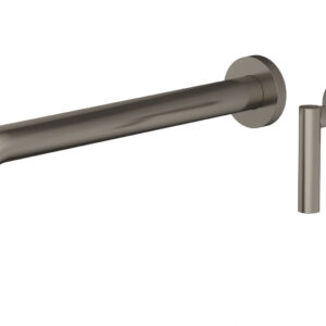 Phylrich Transition 12″ Single Handle Wall Lavatory Set – Lever Handle 120-16-12 – Pewter