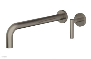 Phylrich Transition 12" Single Handle Wall Lavatory Set - Lever Handle 120-16-12 - Pewter