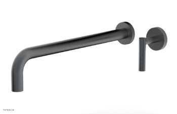 Phylrich Transition 14" Single Handle Wall Lavatory Set - Lever Handle 120-16-14 - Gun Metal