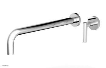 Phylrich Transition 14" Single Handle Wall Lavatory Set - Lever Handle 120-16-14 - Polished Chrome
