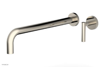 Phylrich Transition 14" Single Handle Wall Lavatory Set - Lever Handle 120-16-14 - Polished Nickel