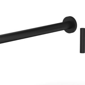 Phylrich Transition 14″ Single Handle Wall Lavatory Set – Lever Handle 120-16-14 – Matte Black