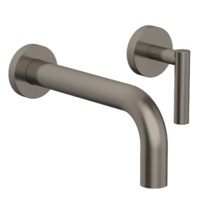 Phylrich TRANSITION – Single Handle Wall Lavatory Set – Lever Handles 120-16 – Pewter