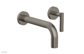 Phylrich TRANSITION - Single Handle Wall Lavatory Set - Lever Handles 120-16 - Pewter