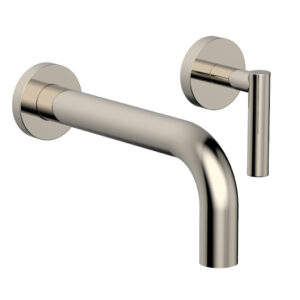 Phylrich TRANSITION – Single Handle Wall Lavatory Set – Lever Handles 120-16 – Polished Nickel