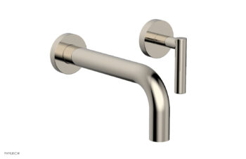 Phylrich TRANSITION - Single Handle Wall Lavatory Set - Lever Handles 120-16 - Polished Nickel