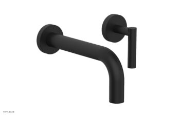 Phylrich TRANSITION - Single Handle Wall Lavatory Set - Lever Handles 120-16 - Matte Black