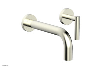 Phylrich TRANSITION - Single Handle Wall Lavatory Set - Lever Handles 120-16 - Satin Nickel