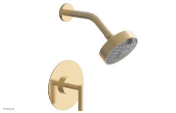 Phylrich TRANSITION - Pressure Balance Shower Set - Lever Handle 120-22 - Satin Brass