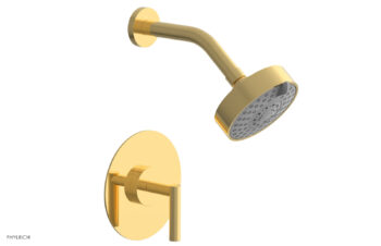 Phylrich TRANSITION - Pressure Balance Shower Set - Lever Handle 120-22 - Polished Gold