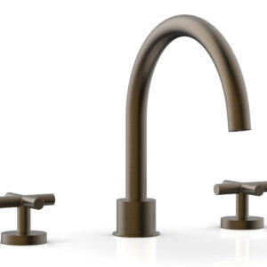 Phylrich TRANSITION – Deck Tub Set – Cross Handles 120-40 – Old English Brass