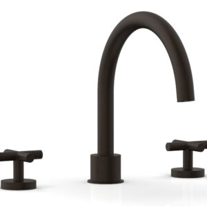 Phylrich TRANSITION – Deck Tub Set – Cross Handles 120-40 – Antique Bronze