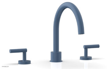 Phylrich TRANSITION - Deck Tub Set - Lever Handles 120-41 - Light Blue