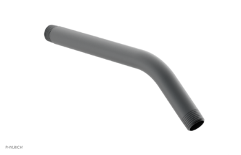 Phylrich 10" Angled Shower Arm 12365 - Gun Metal