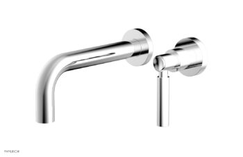 Phylrich Basic Single Handle Wall Lavatory Set - Lever Handle D130-15 - Polished Chrome