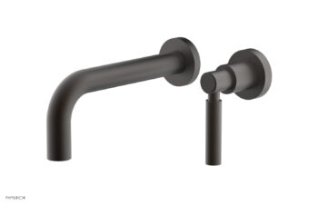 Phylrich Basic Single Handle Wall Lavatory Set - Lever Handle D130-15 - Oil Rubbed Bronze
