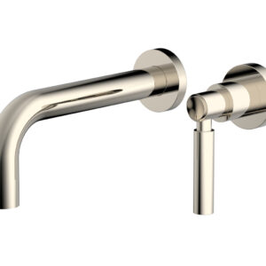 Phylrich Basic Single Handle Wall Lavatory Set – Lever Handle D130-15 – Polished Nickel