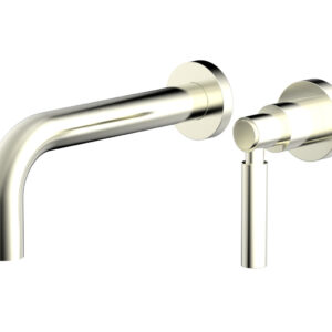 Phylrich Basic Single Handle Wall Lavatory Set – Lever Handle D130-15 – Satin Nickel