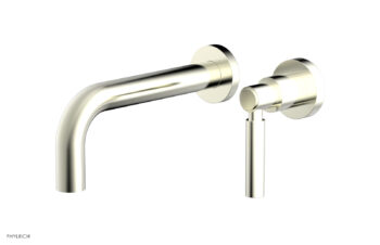 Phylrich Basic Single Handle Wall Lavatory Set - Lever Handle D130-15 - Satin Nickel