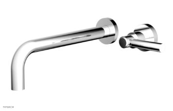 Phylrich Basic 10" Single Handle Wall Lavatory Set - Lever Handle D130-16 - Polished Chrome