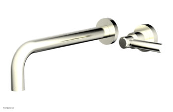 Phylrich Basic 10" Single Handle Wall Lavatory Set - Lever Handle D130-16 - Satin Nickel
