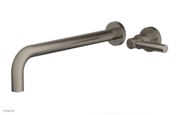 Phylrich Basic 12" Single Handle Wall Lavatory Set - Lever Handle D130-17 - Pewter