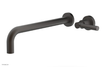 Phylrich Basic 12" Single Handle Wall Lavatory Set - Lever Handle D130-17 - Oil Rubbed Bronze