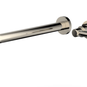 Phylrich Basic 12″ Single Handle Wall Lavatory Set – Lever Handle D130-17 – Polished Nickel
