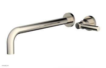 Phylrich Basic 12" Single Handle Wall Lavatory Set - Lever Handle D130-17 - Polished Nickel