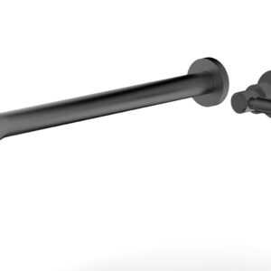 Phylrich Basic 14″ Single Handle Wall Lavatory Set – Lever Handle D130-18 – Gun Metal
