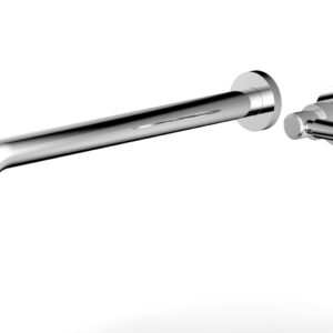 Phylrich Basic 14″ Single Handle Wall Lavatory Set – Lever Handle D130-18 – Polished Chrome