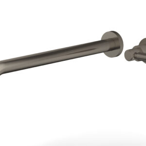Phylrich Basic 14″ Single Handle Wall Lavatory Set – Lever Handle D130-18 – Pewter