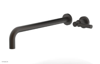 Phylrich Basic 14" Single Handle Wall Lavatory Set - Lever Handle D130-18 - Oil Rubbed Bronze