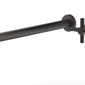 Phylrich Basic 14″ Single Handle Wall Lavatory Set – Cross Handle D131-18 – Oil Rubbed Bronze