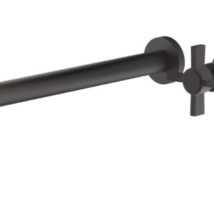 Phylrich Basic 12″ Single Handle Wall Lavatory Set – Cross Handle D132-17 – Oil Rubbed Bronze
