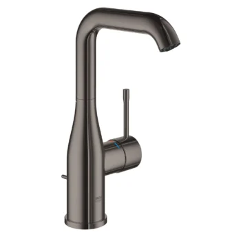 Grohe Single Hole Single-Handle L-Size Bathroom Faucet 1.2 Gpm in Hard Graphite