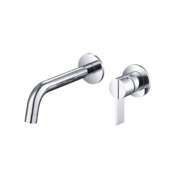 Isenberg Single Handle Wall Mounted Bathroom Faucet In Chrome