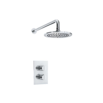 Isenberg Single Output Shower Set With Shower Head And Arm In Chrome