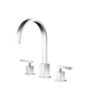 Isenberg Three Hole 8″ Widespread Two Handle Bathroom Faucet In Chrome