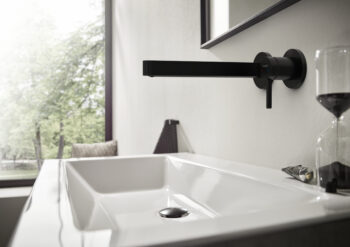 Hansgrohe Finoris Wall-Mounted Single-Handle Faucet Trim, 1.2 GPM in Matte Black - Image 2