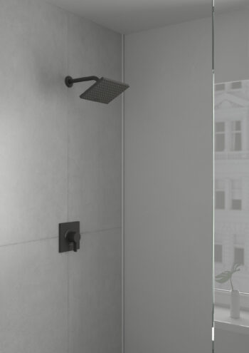 Hansgrohe Vernis Shape Showerhead 230 1-Jet, 1.5 GPM in Matte Black - Image 2