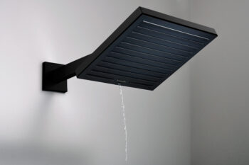 Hansgrohe Pulsify E Showerhead 260 1-Jet, 1.75GPM in Matte Black - Image 2