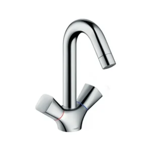 Hansgrohe Logis Single-Hole Faucet 150 with Swivel Spout and Pop-Up Drain, 1.2 GPM in Chrome