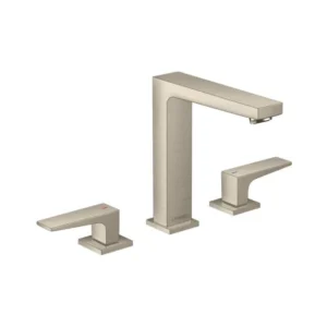 Hansgrohe Metropol Widespread Faucet 160 with Lever Handles, 1.2 GPM in Brushed Nickel