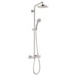 Hansgrohe Croma Showerpipe 220 1-Jet, 2.5 GPM in Chrome