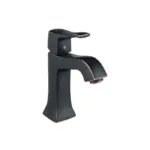 Hansgrohe Metris C Single-Hole Faucet 100 with Pop-Up Drain, 1.2 GPM in Rubbed Bronze