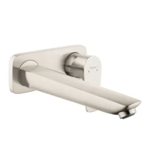 Hansgrohe Talis E Wall-Mounted Single-Handle Faucet Trim, 1.2 GPM in Brushed Nickel