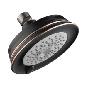 Hansgrohe Croma 100 Classic Showerhead 3-Jet, 1.8 GPM in Rubbed Bronze